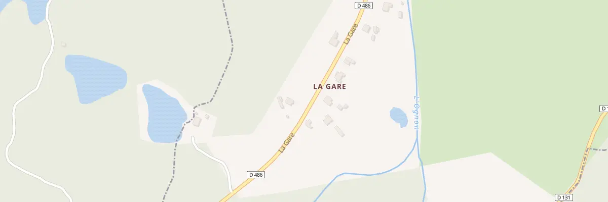 Plan du 3 La Gare à Belonchamp