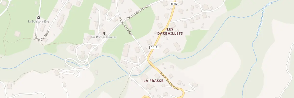 Plan du 3570 Rte de Cordon à Cordon