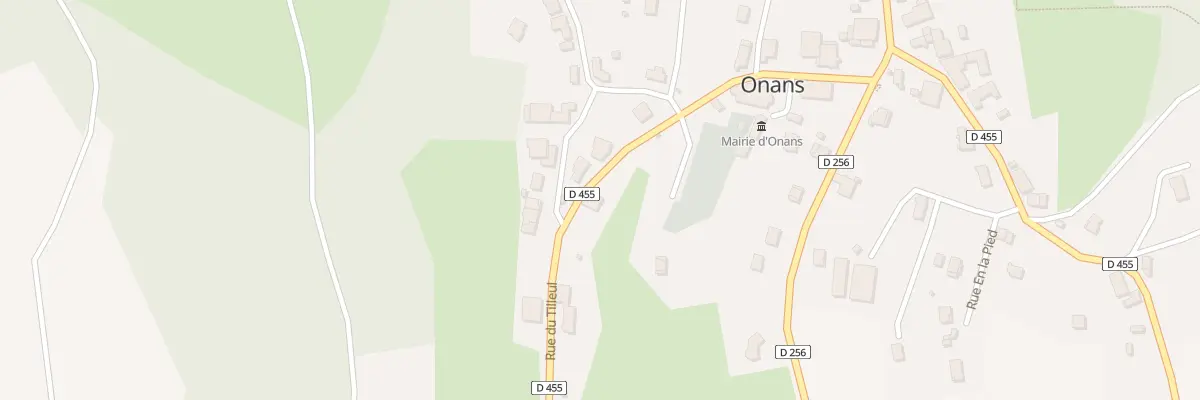 Plan du 3 Rue du Tilleul à Onans
