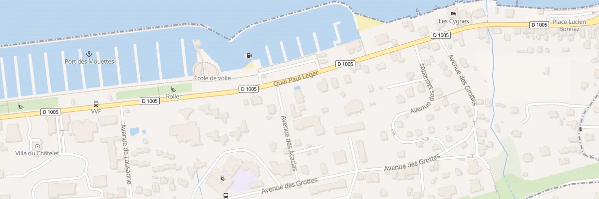 Plan du 9 Quai Paul Leger à Évian-les-Bains