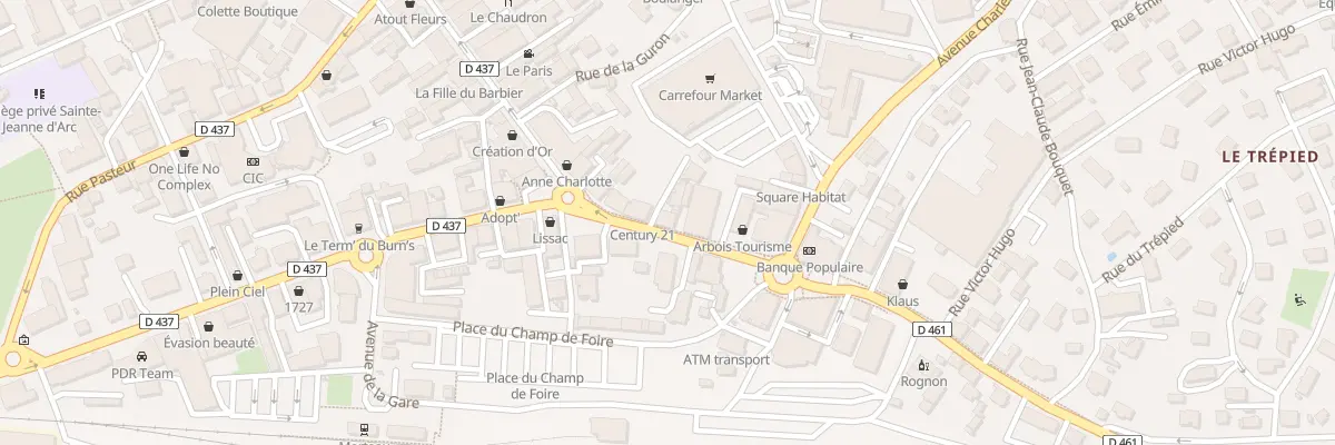 Plan du 1 Imp Mercier à Morteau