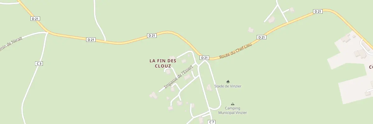 Plan du 13 Imp de l’Essert à Vinzier