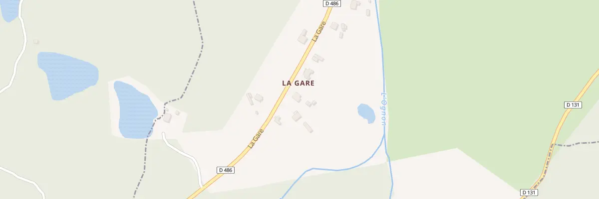 Plan du 6 La Gare à Belonchamp
