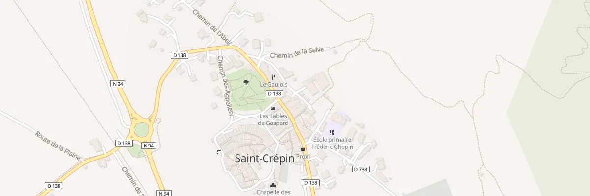 Plan du 126 Che des Granges à Saint-Crépin
