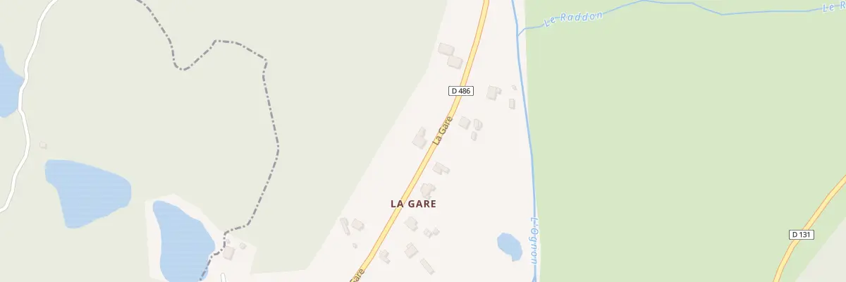 Plan du 5 La Gare à Belonchamp