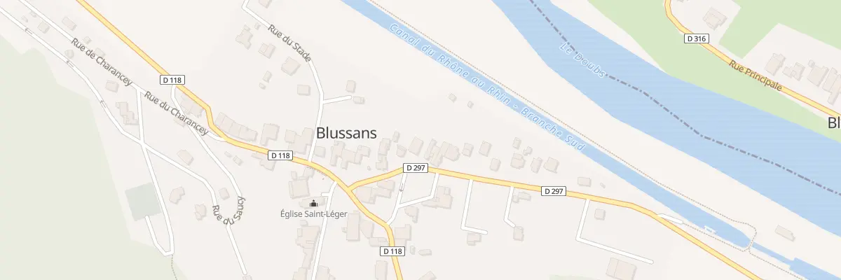 Plan du 7 Rue des Géraniums à Blussans