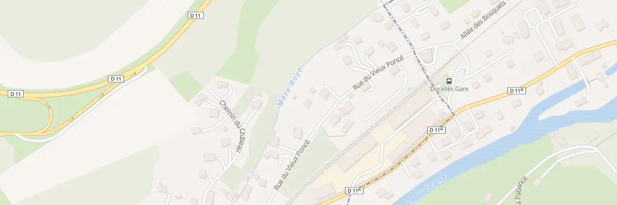 Plan du 11 Rue du Vieux Poncé à Cheniménil