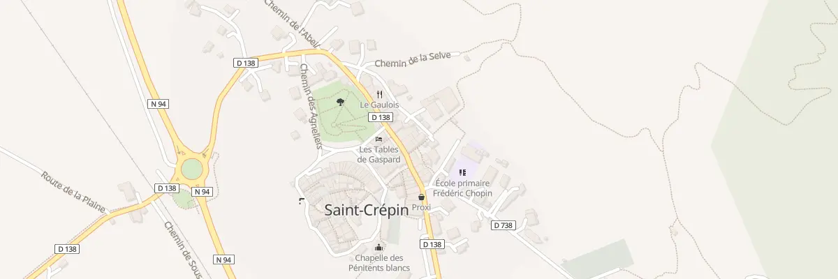 Plan du 146 Che des Granges à Saint-Crépin