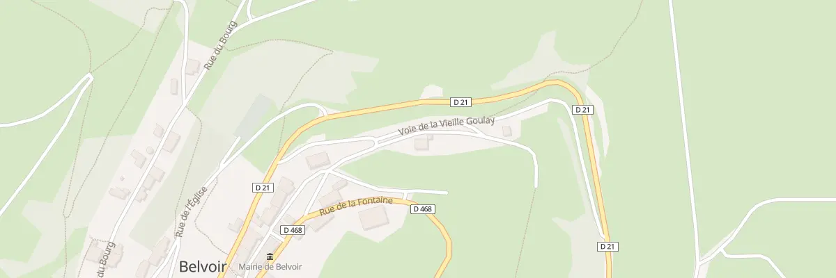 Plan du 5002 Rue des Noyers à Belvoir