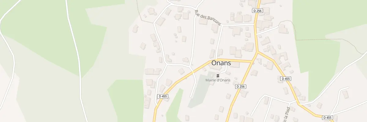 Plan du 2 Rue des Roches à Onans