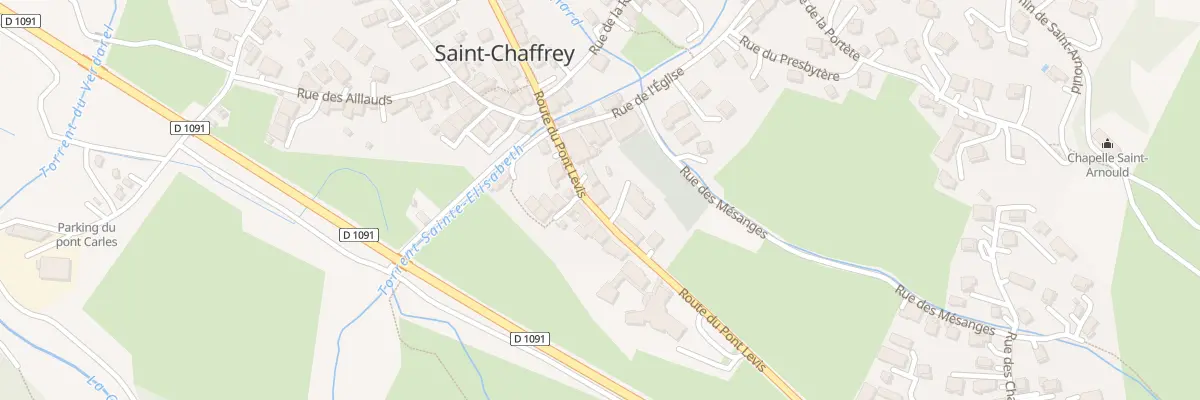 Plan du 432 Rte du Pont Levis à Saint-Chaffrey