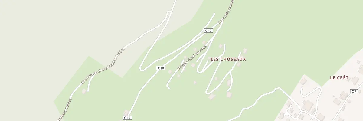 Plan du 112 Che des Perrières à Seytroux