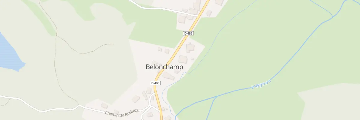 Plan du 8 Rte des Vosges à Belonchamp