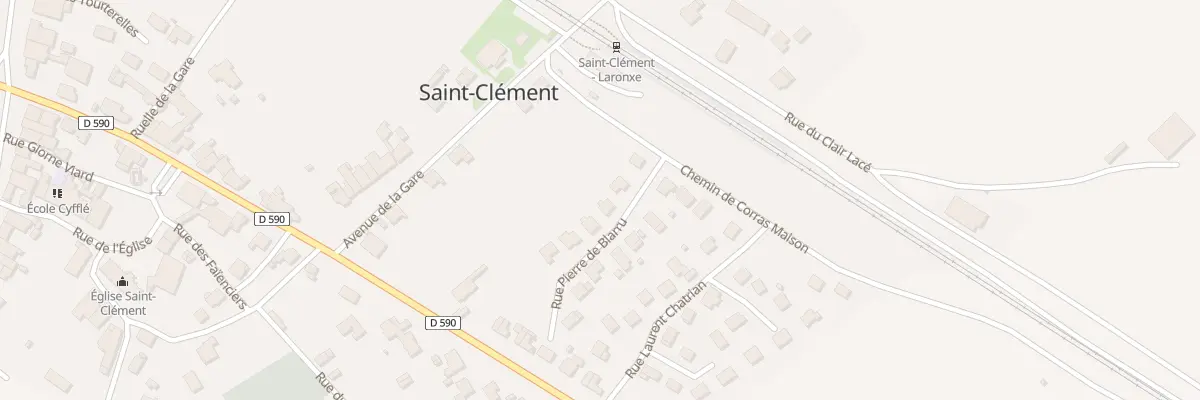 Plan du 6 Rue Pierre De Blarru à Saint-Clément