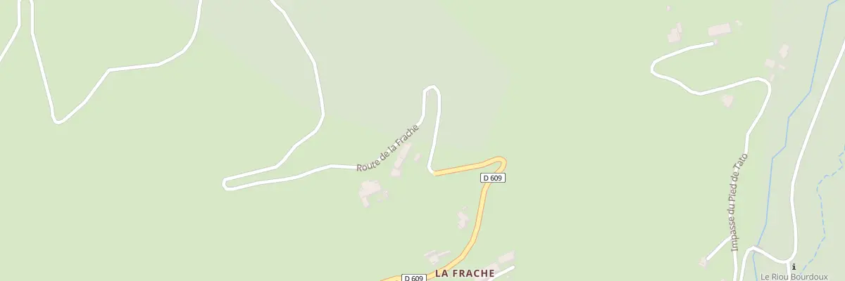 Plan du 1807 Rte de la Frache à Saint-Pons