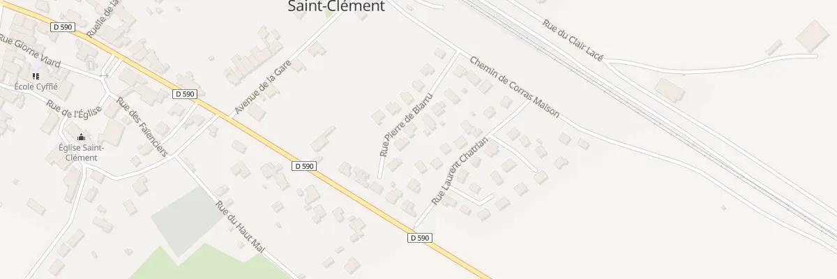 Plan du 13 Rue Pierre De Blarru à Saint-Clément