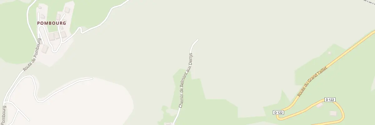 Plan du 447 Rte de Belmont à La Forclaz