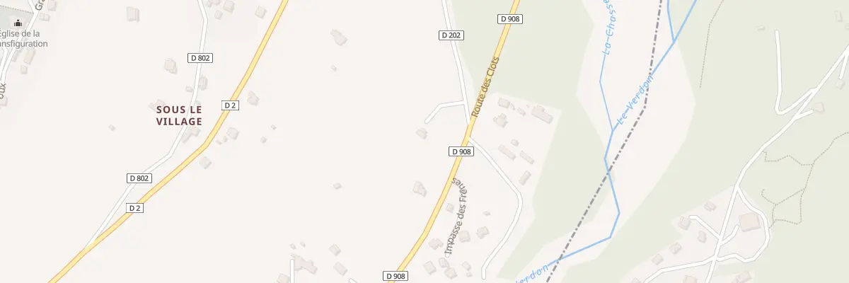 Plan du 7139 Les Clots à Villars-Colmars