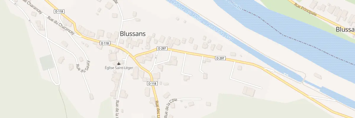Plan du 8 Rue des Géraniums à Blussans