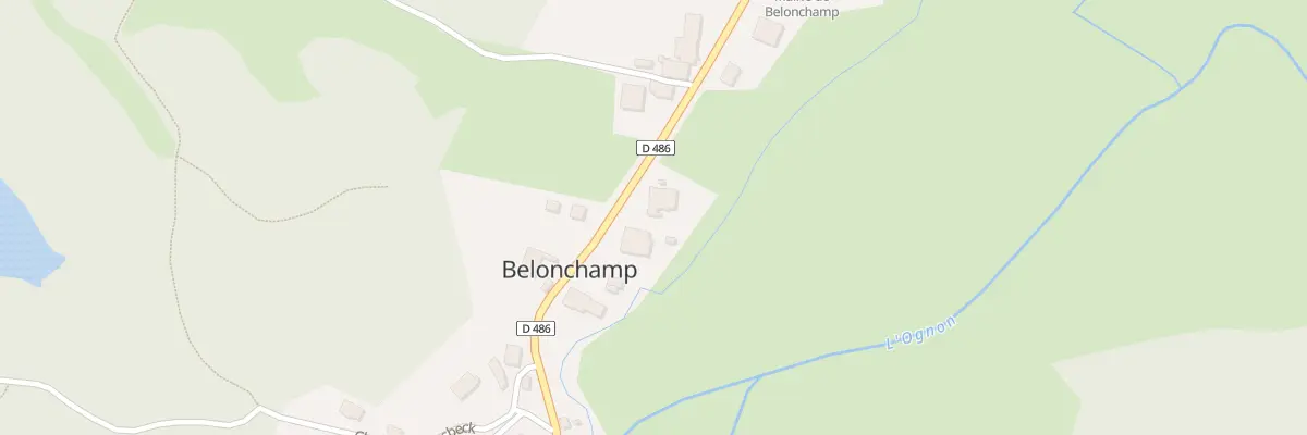 Plan du 10 Rte des Vosges à Belonchamp