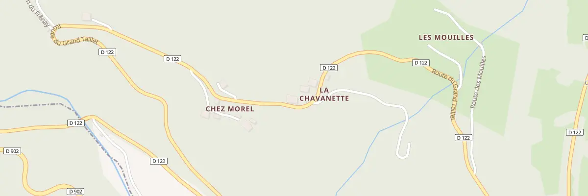 Plan du 5052 La Chavanette à La Forclaz