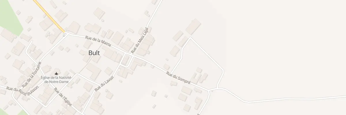 Plan du 1 Rue du Sompré à Bult