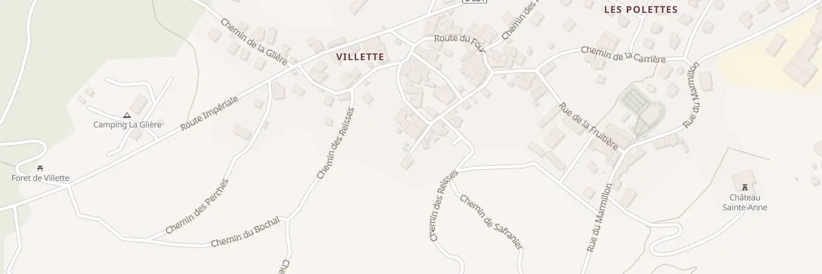 Plan du 8045 Che du Cortelet Villette à Aime-la-Plagne