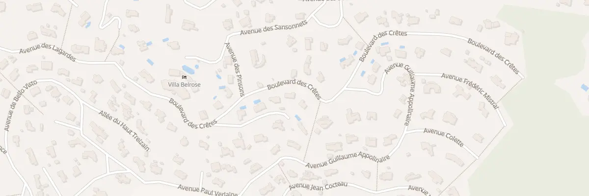 Plan du 12 Bd des Cretes à Gassin