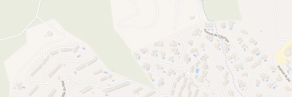 Plan du 46 Av de l’Olympe à Sainte-Maxime