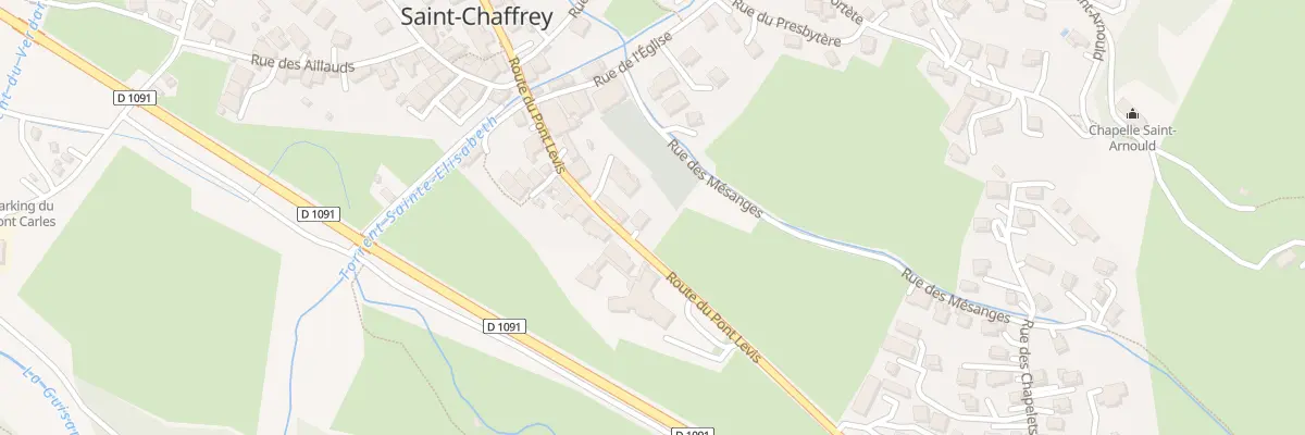 Plan du 370 Rte du Pont Levis à Saint-Chaffrey