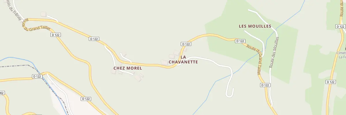 Plan du 1261 Rte du Grand Taillet à La Forclaz