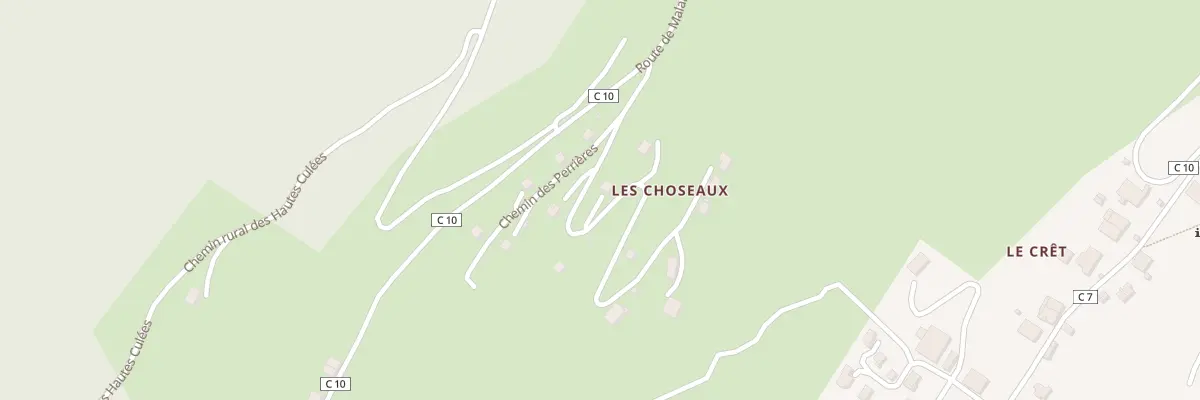 Plan du 173 Rte des Perrières à Seytroux