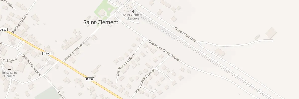 Plan du 3 Rue Pierre De Blarru à Saint-Clément