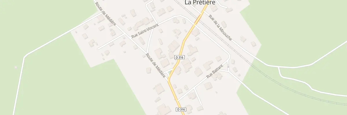 Plan du 18 Rue du Doubs à La Prétière