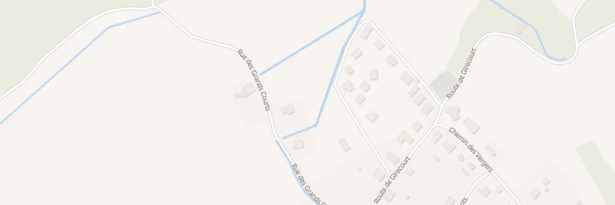 Plan du 2 Rue des Grands Courts à Méménil
