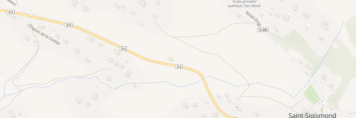 Plan du 545 Rte d’Araches à Saint-Sigismond