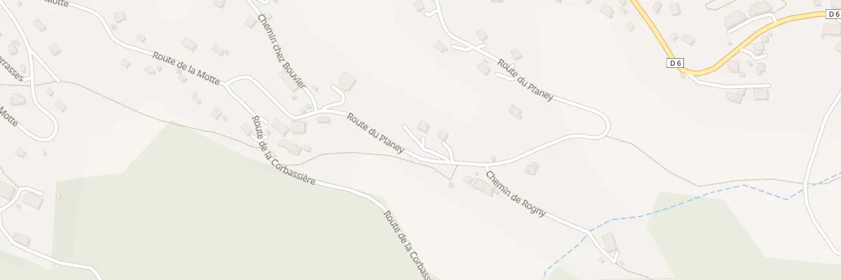 Plan du 784 Rte du Planey à Saint-Sigismond
