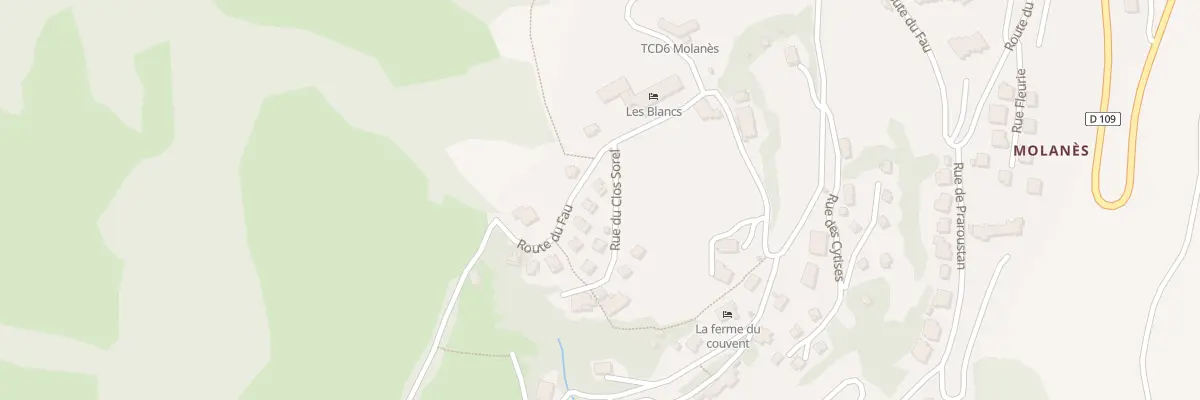 Plan du 7027 Les Molanes à Uvernet-Fours
