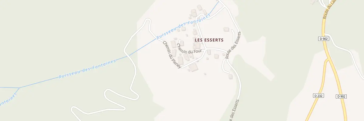 Plan du 142 Rte du Pleney à La Baume