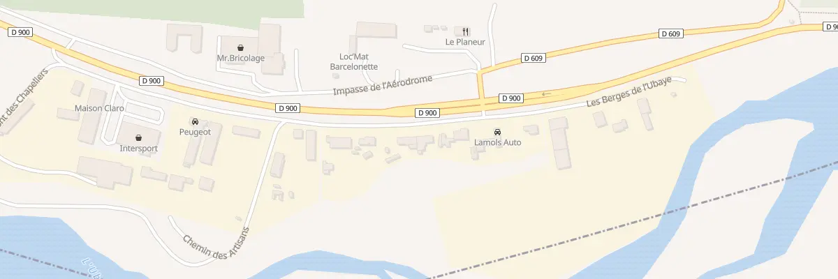 Plan du 418 Les Berges de l’Ubaye à Saint-Pons