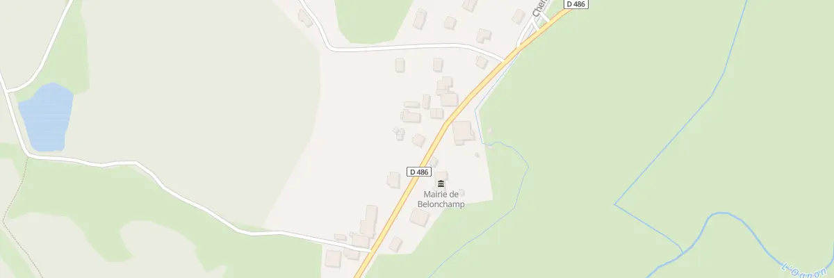 Plan du 17 Rte des Vosges à Belonchamp
