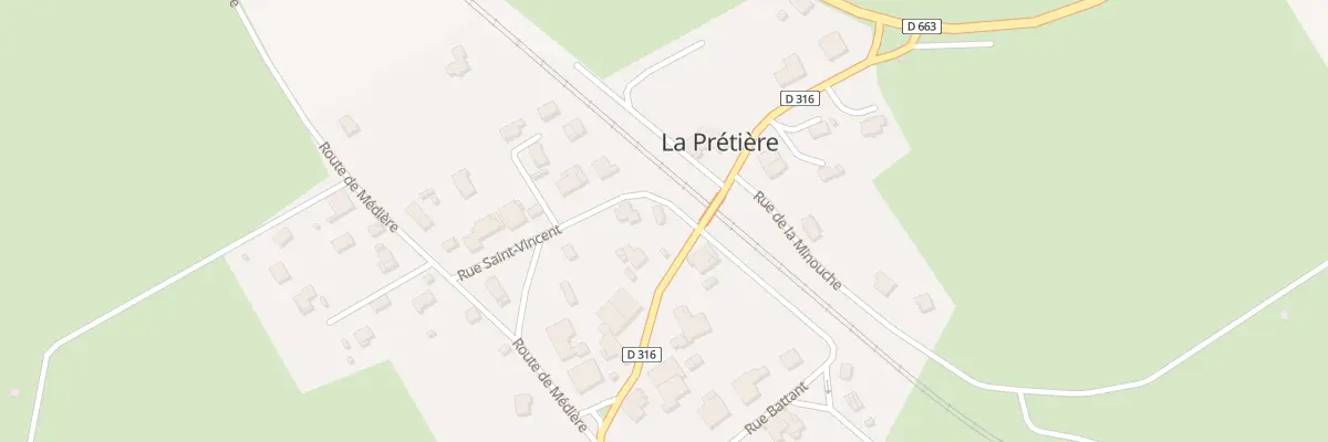 Plan du 35 Rue Saint Vincent à La Prétière