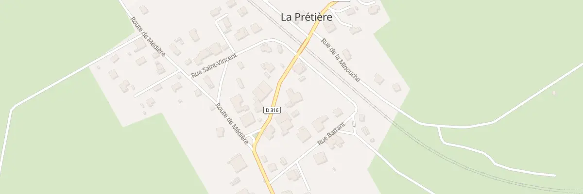 Plan du 11 Rue du Doubs à La Prétière