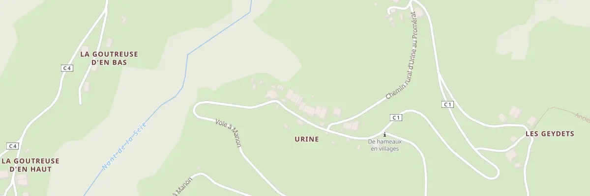 Plan du 2350 Voie à Manon à La Baume