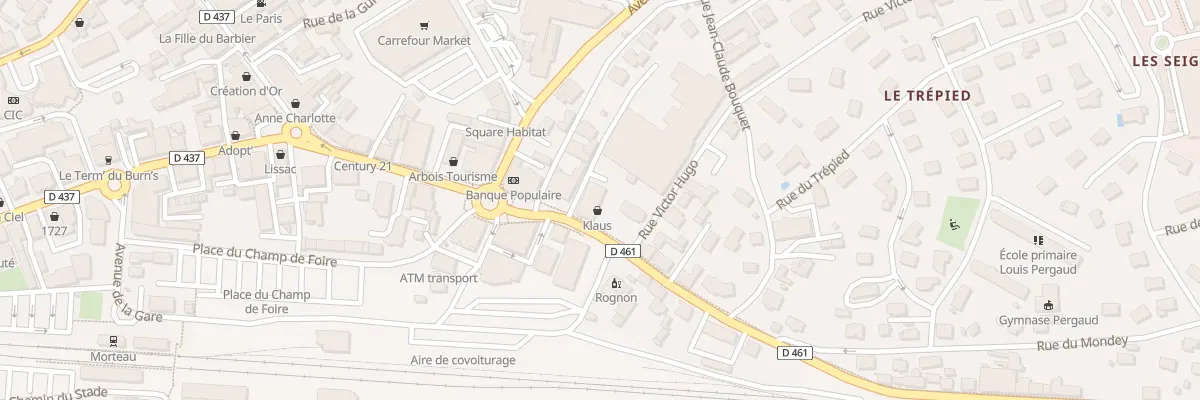 Plan du 21 Rue de l’Helvétie à Morteau