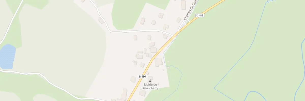 Plan du 25 Rte des Vosges à Belonchamp