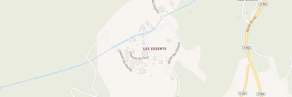 Plan du 25 Che des Fontaines à La Baume