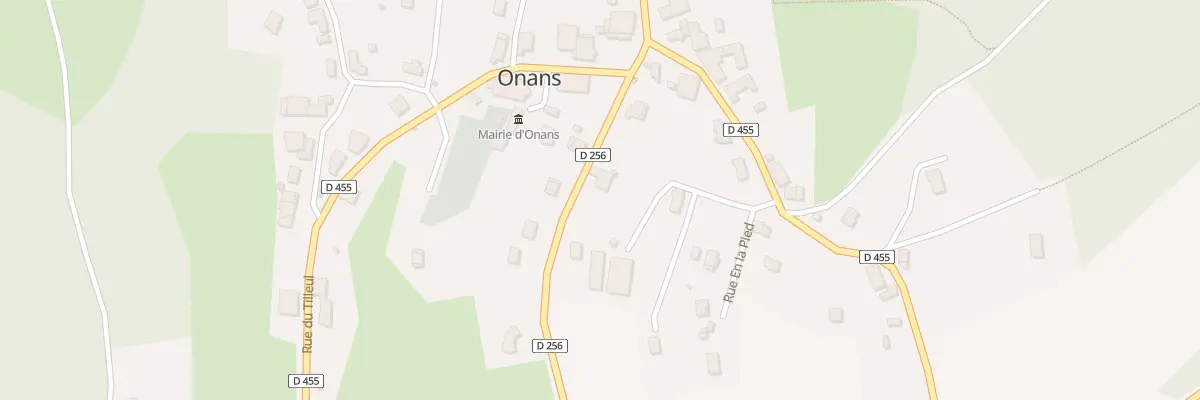 Plan du 8 Rue des Chesnaies à Onans