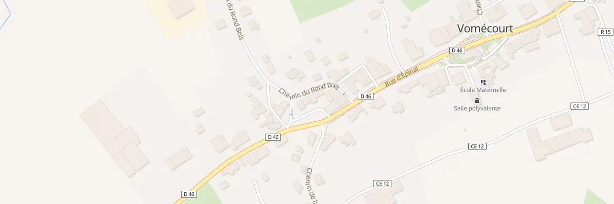 Plan du 4 Che du Rond Bois à Vomécourt