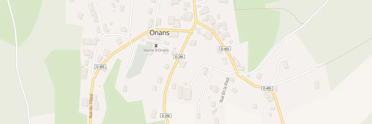 Plan du 5009 Rue du Verger de la Poste à Onans
